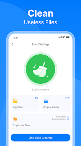 Phone Cleaner Interface