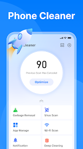 Phone Cleaner Interface