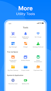 Phone Cleaner Interface
